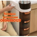 Шкаф за баня на колелца  МОДЕЛ "Д" мултифункционален изработен от специален водоустойчив материал Поликарбон
