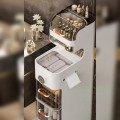 Мултифукционален Шкаф на Колелца, водоустойчив С Вграден ароматизатор и с Вградена LED светлина.Изработен от Поликарбон 